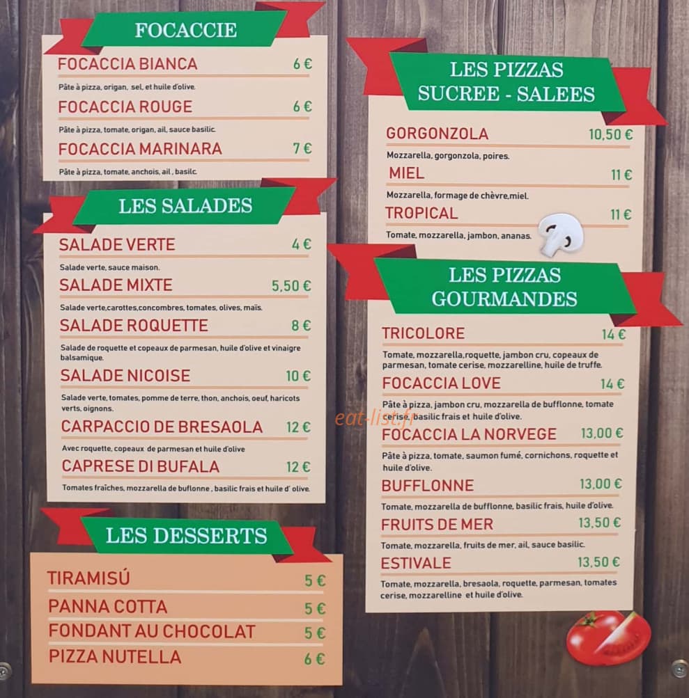 La Bolognèse — carte page 2