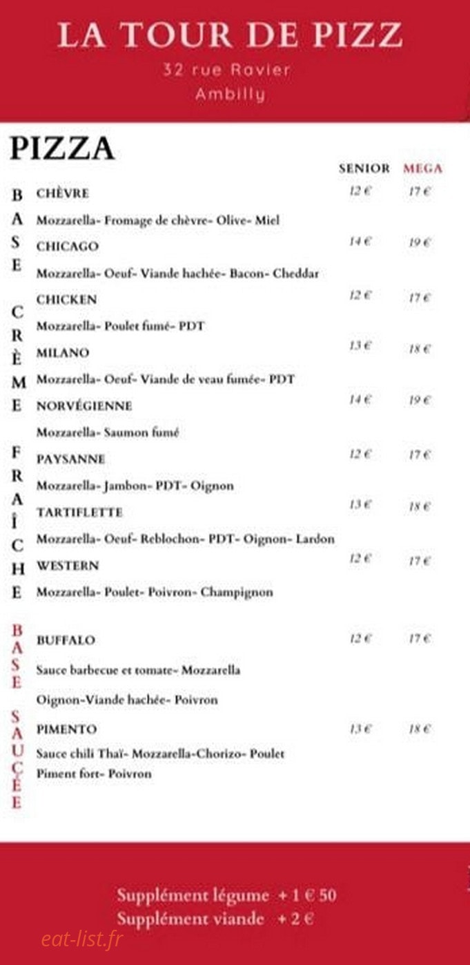 La Tour de Pizz — carte page 2