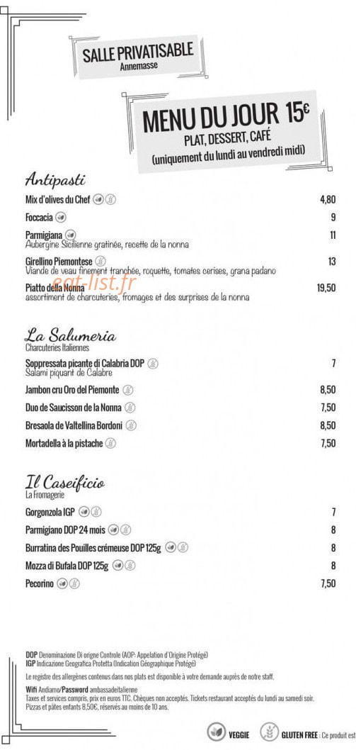 Andiamo — carte page 1