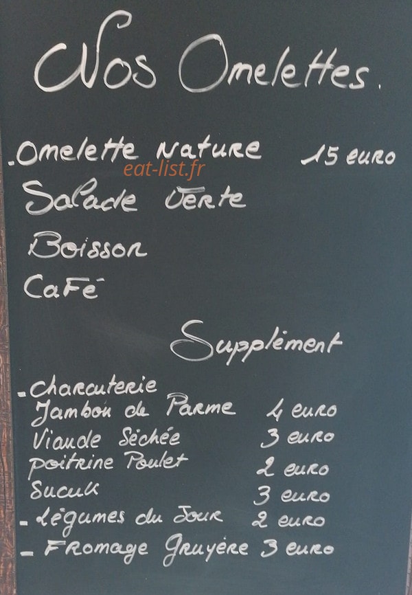 chez Paulette — carte page 1