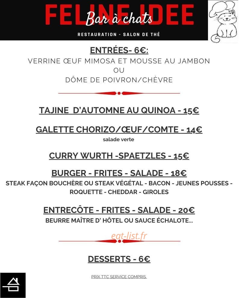 Féline Idée — carte page 1