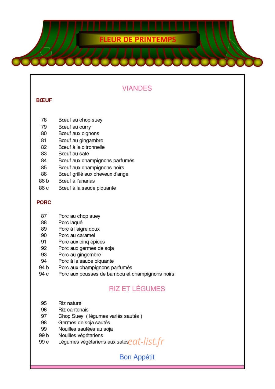 Fleur de Printemps — carte page 4