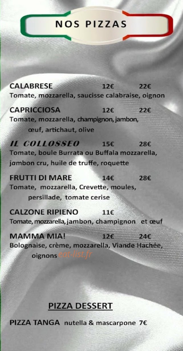 Il Gusto — carte page 1