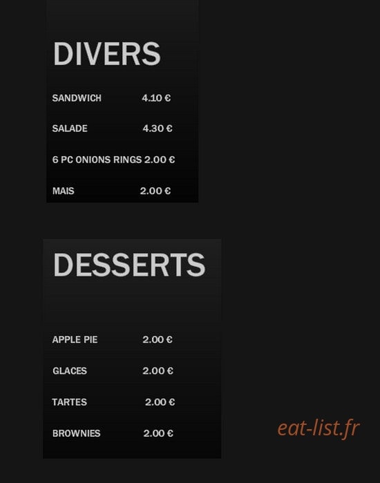 Issy Fried Chicken — carte page 4