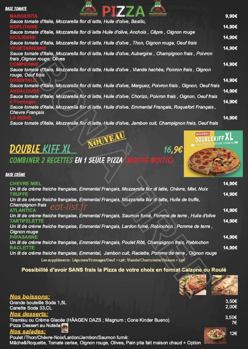 L'étoile Made in Napoli — carte page 1