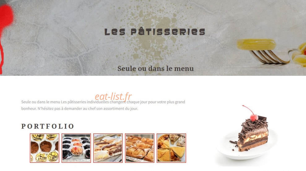 La Friandine — carte page 5