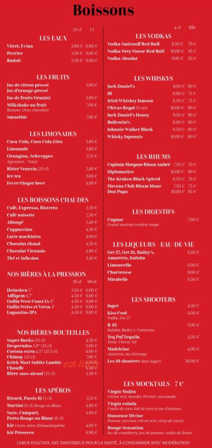 La Régence — carte page 3