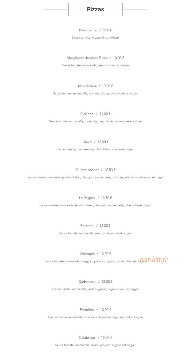 La table Meli — carte page 2