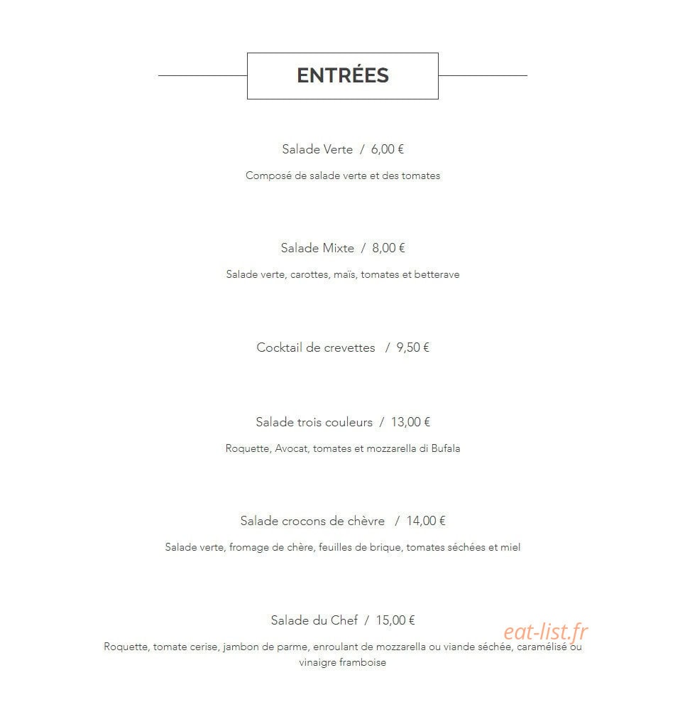 La table Meli — carte page 1