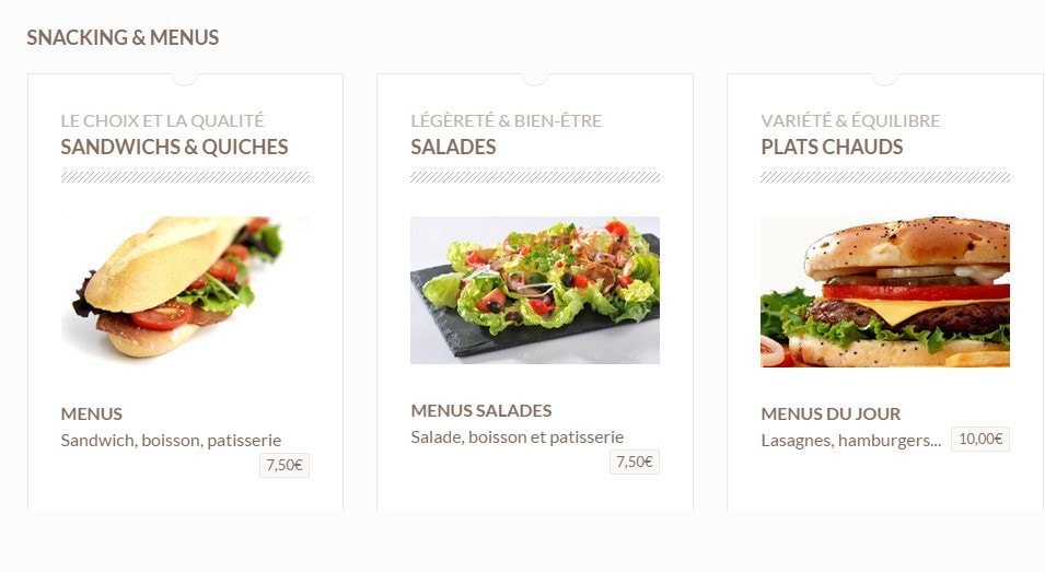 Le Fournil — carte page 1