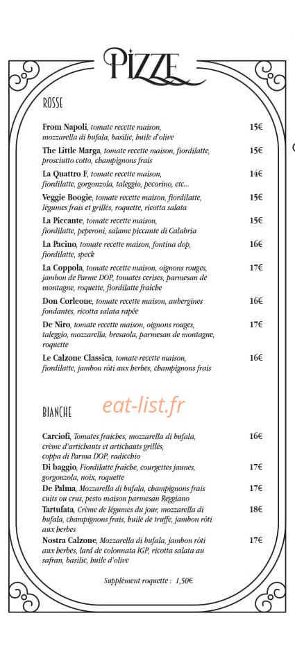 Little Italy — carte page 2
