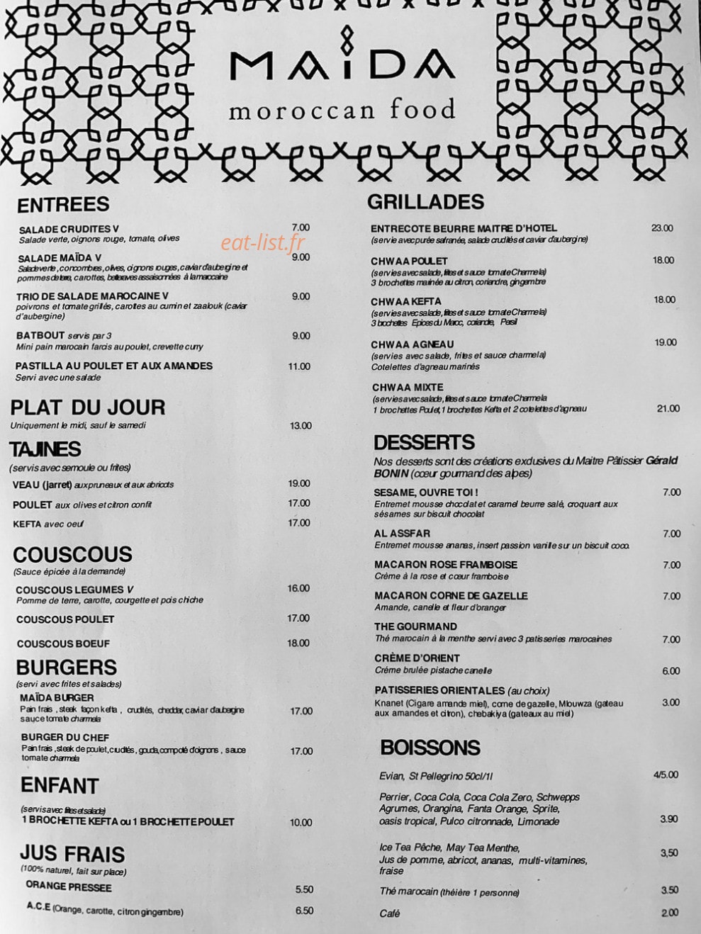 Maïda — carte page 1