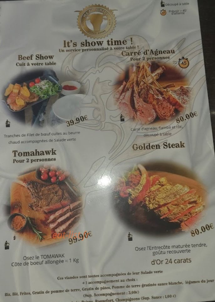 Meat Gril — carte page 6