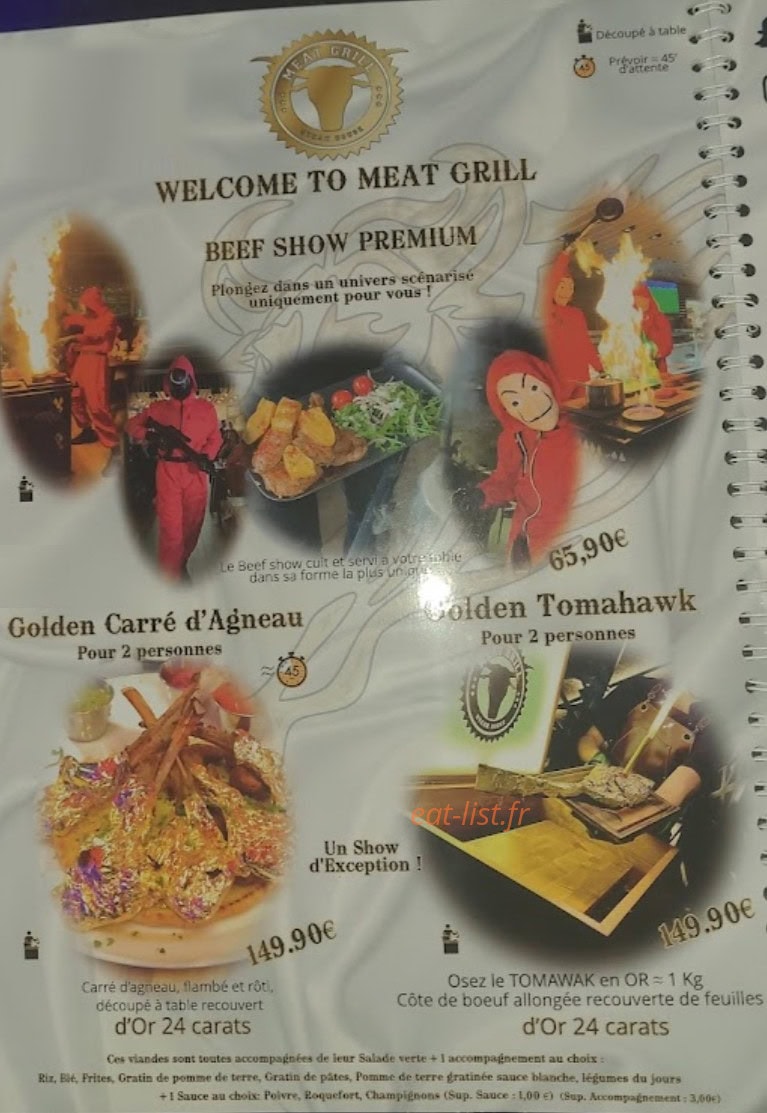 Meat Gril — carte page 4