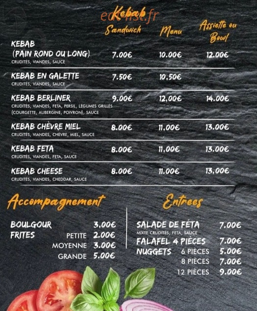 Melyadem kebab Berliner — carte page 2