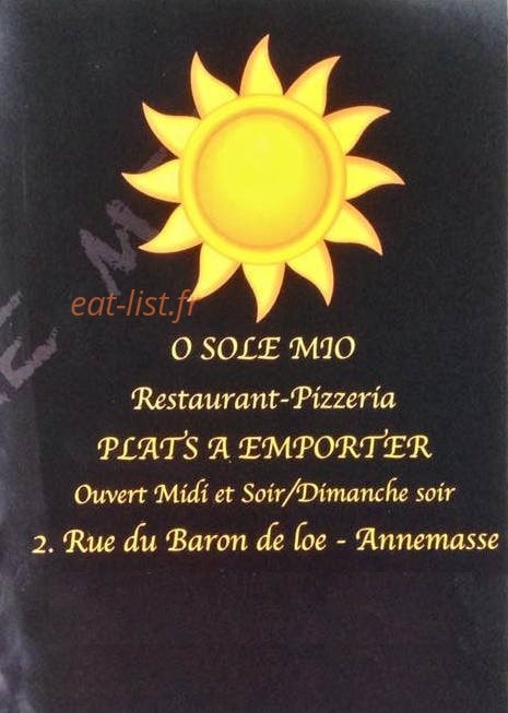 O Sole Mio — carte page 1