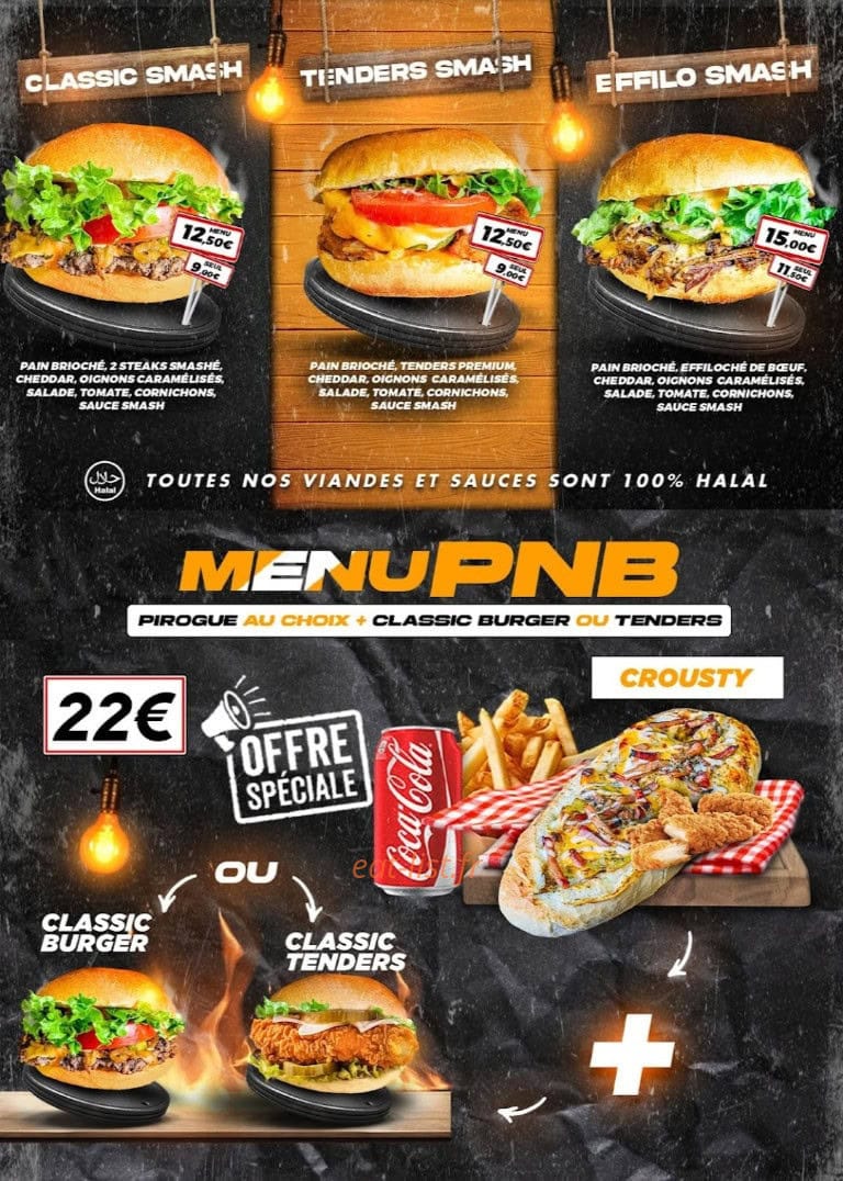 Pirogue Food — carte page 3