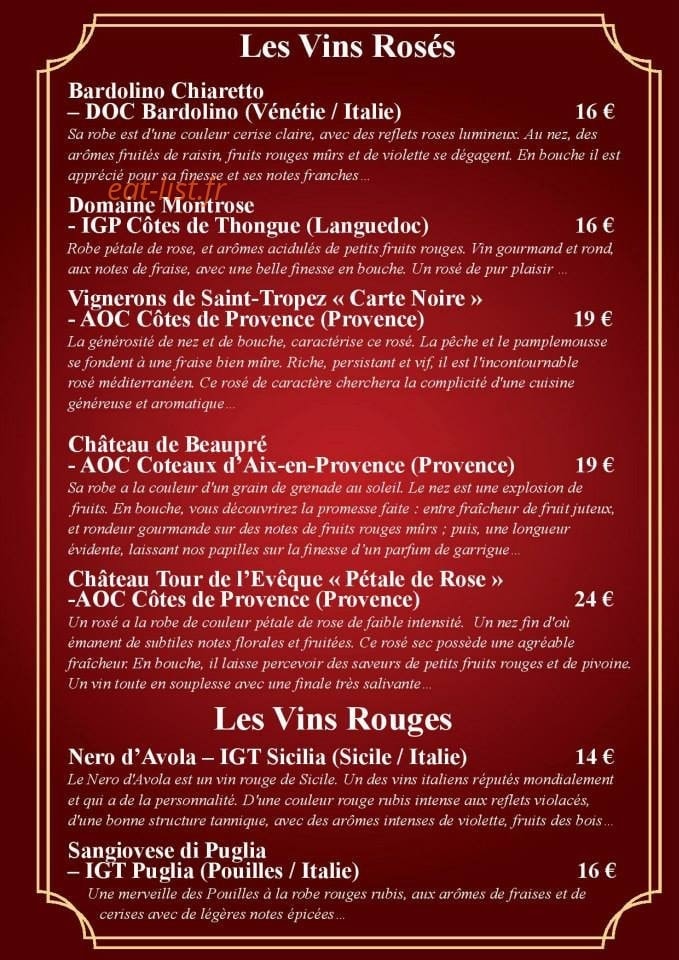 Pizza Bella — carte page 11