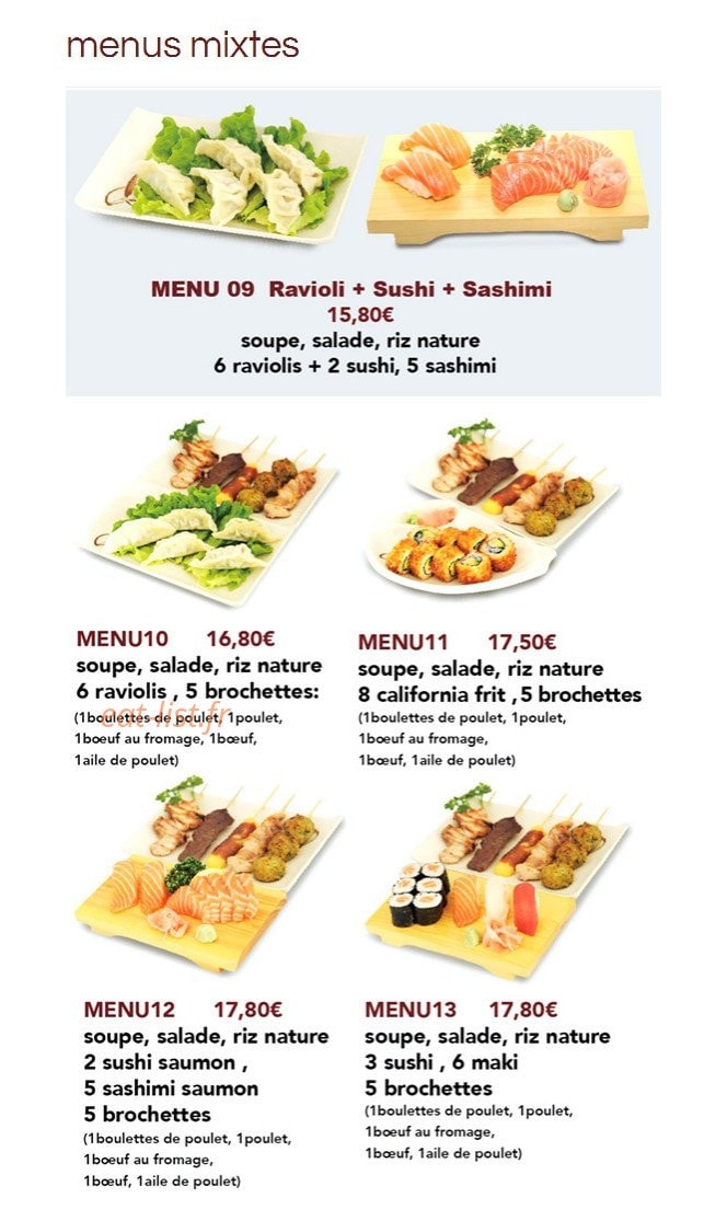 Sushi Kyo — carte page 9
