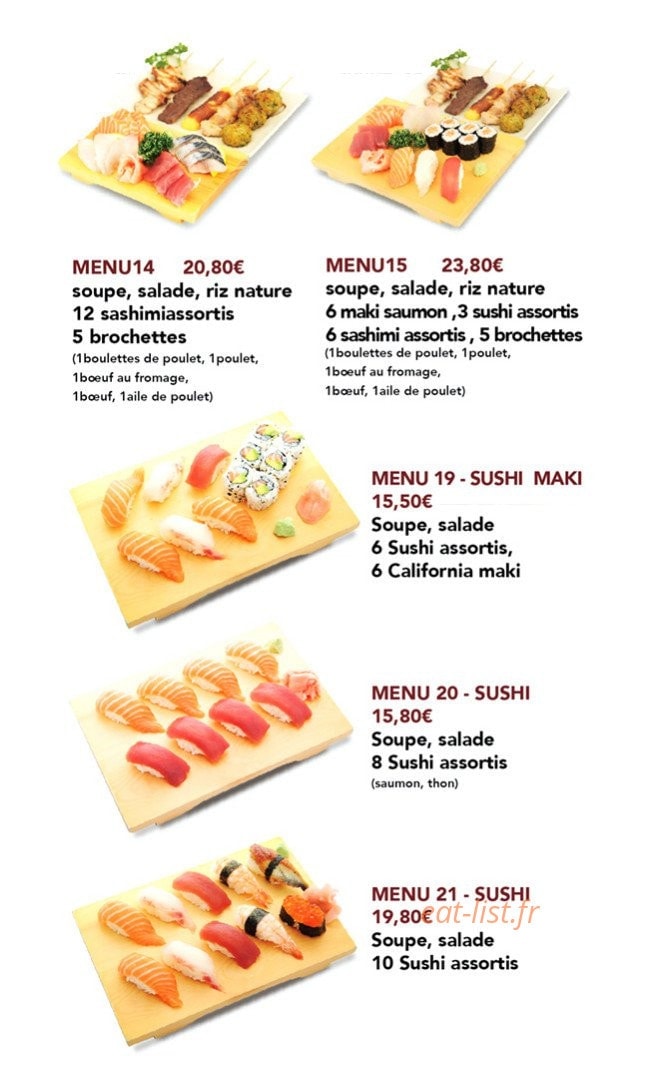 Sushi Kyo — carte page 10