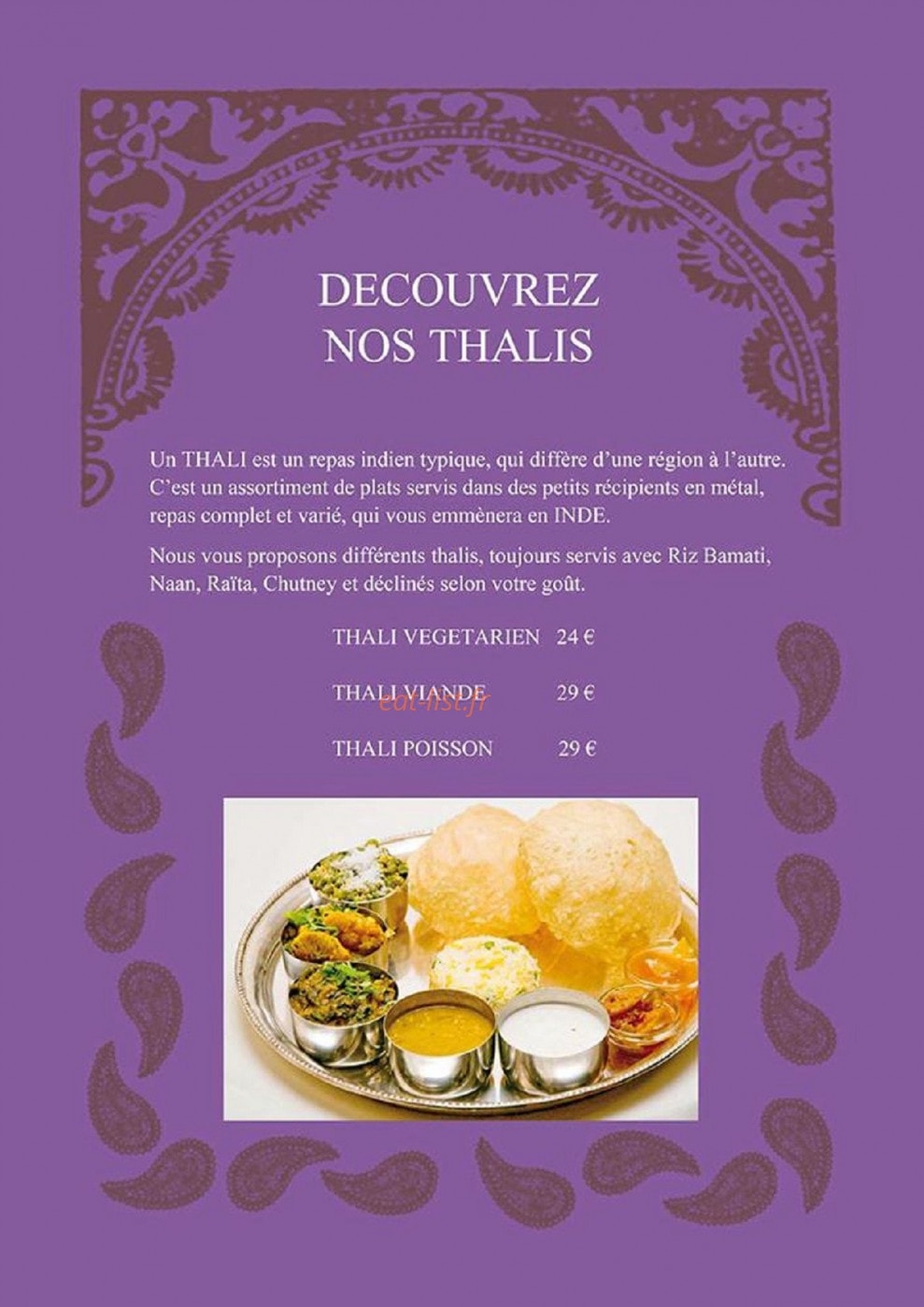 Thali — carte page 6