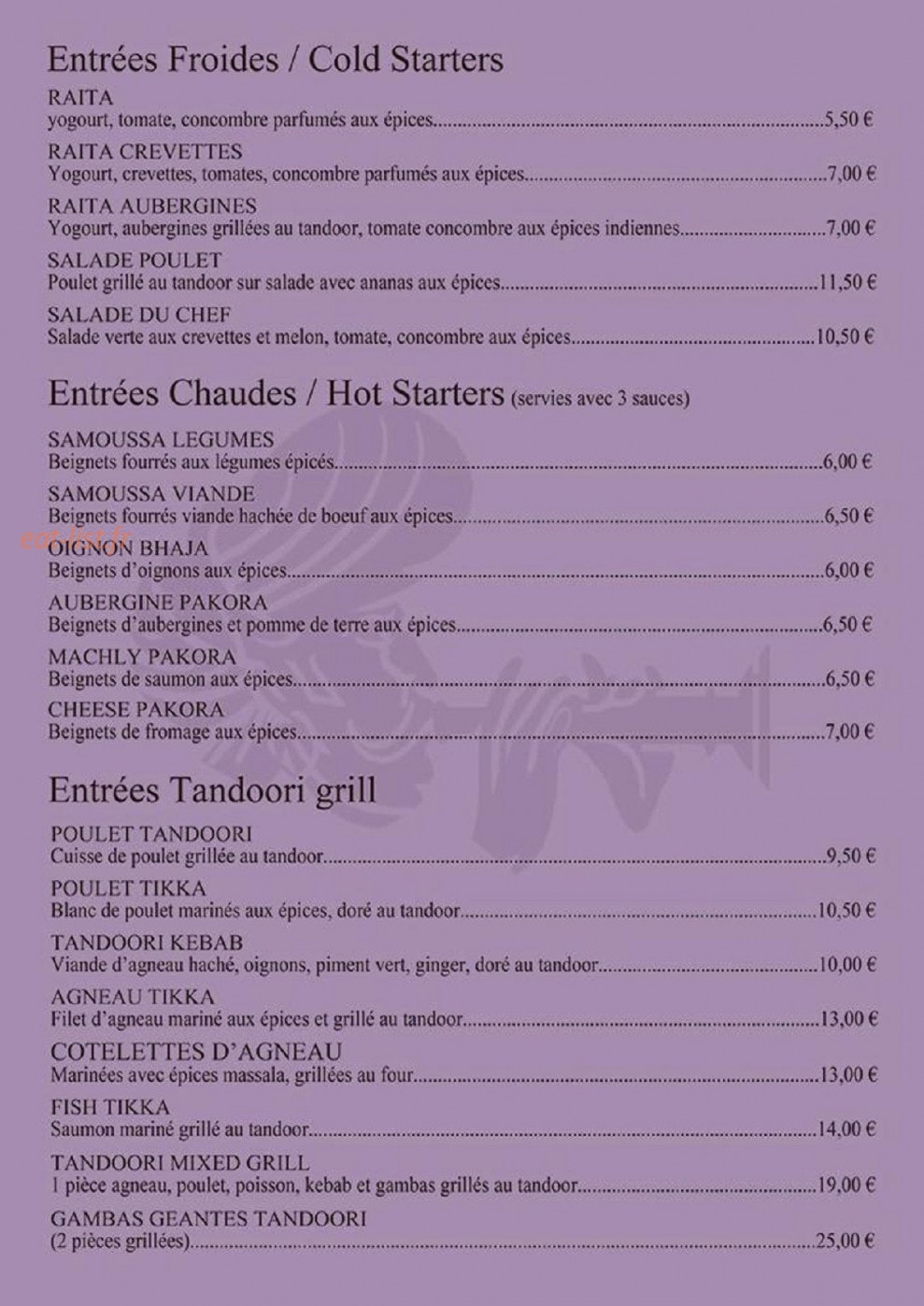 Thali — carte page 2