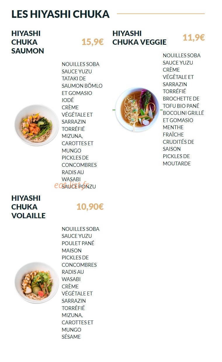 Yatta Ramen — carte page 4