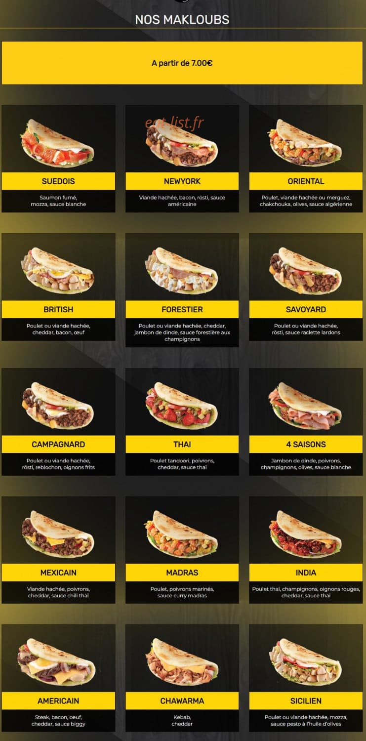 Zap’wich — carte page 4