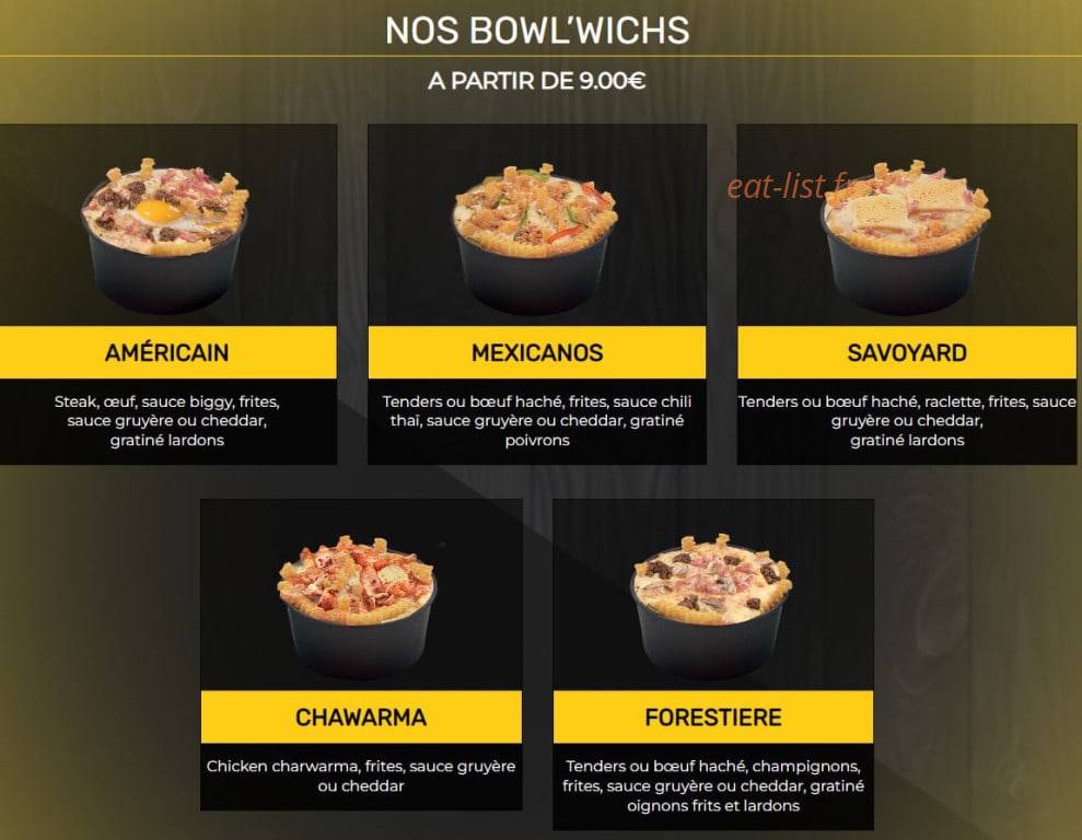 Zap’wich — carte page 5