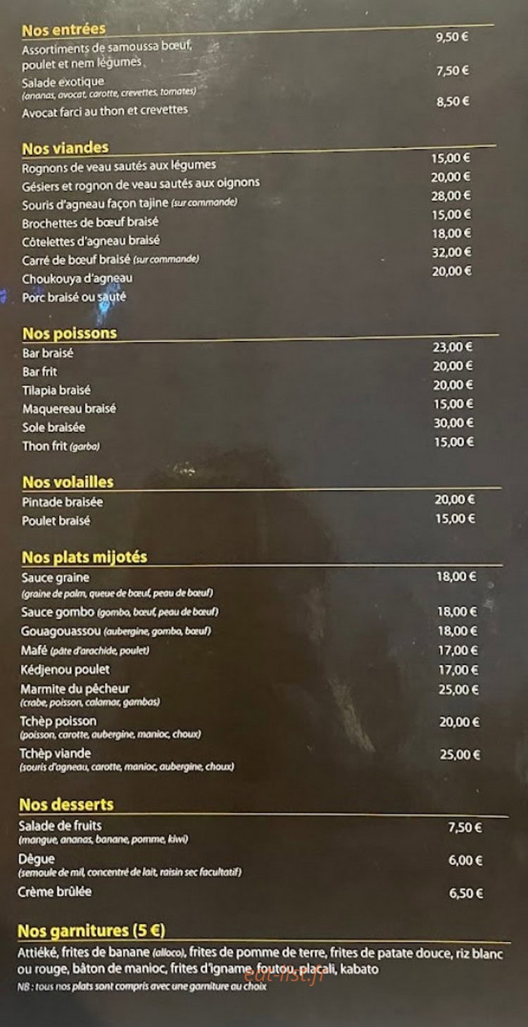 Kfé-KkO — carte page 1