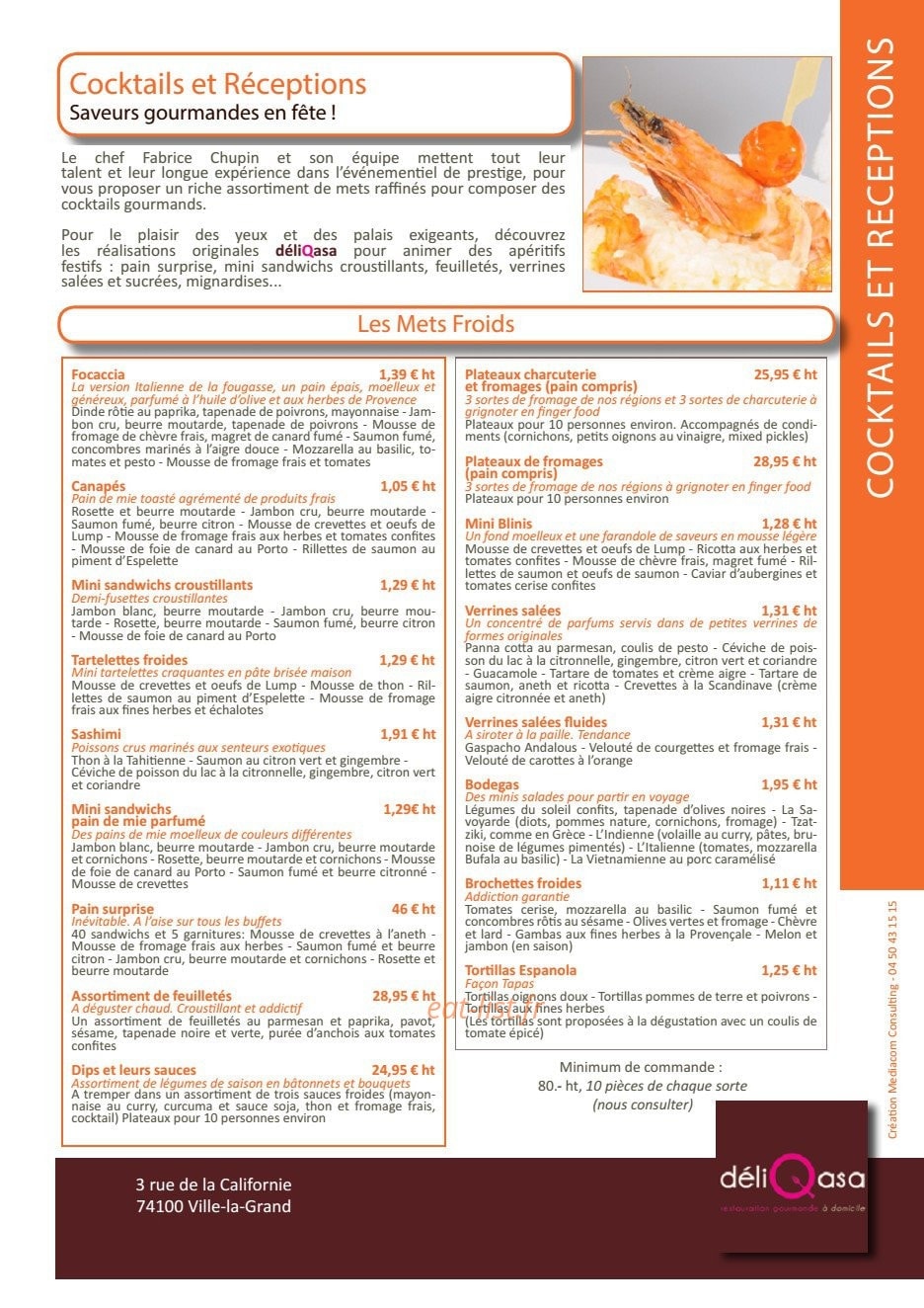 DéliQasa — carte page 1