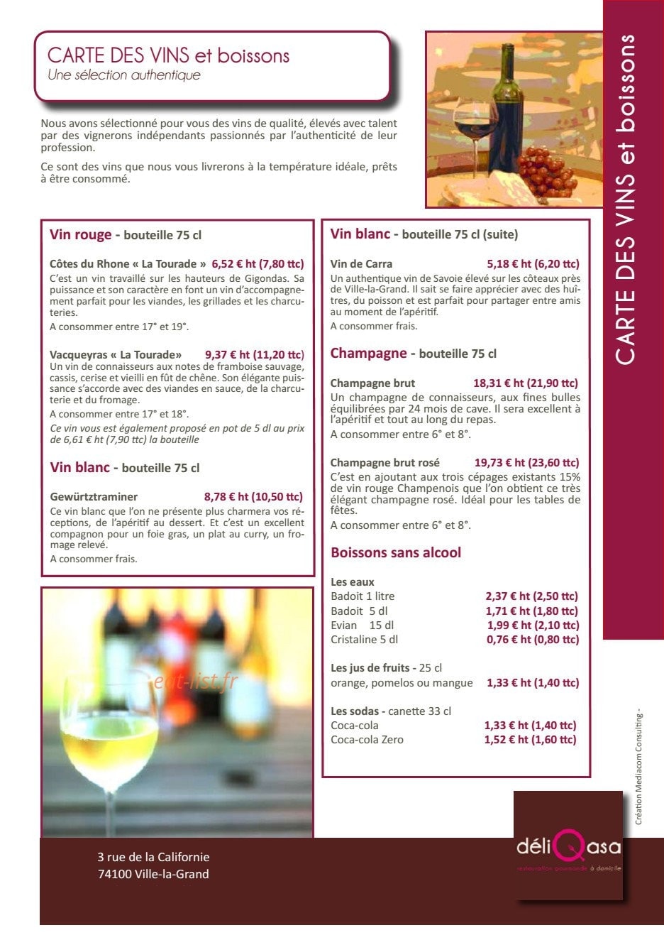 DéliQasa — carte page 3