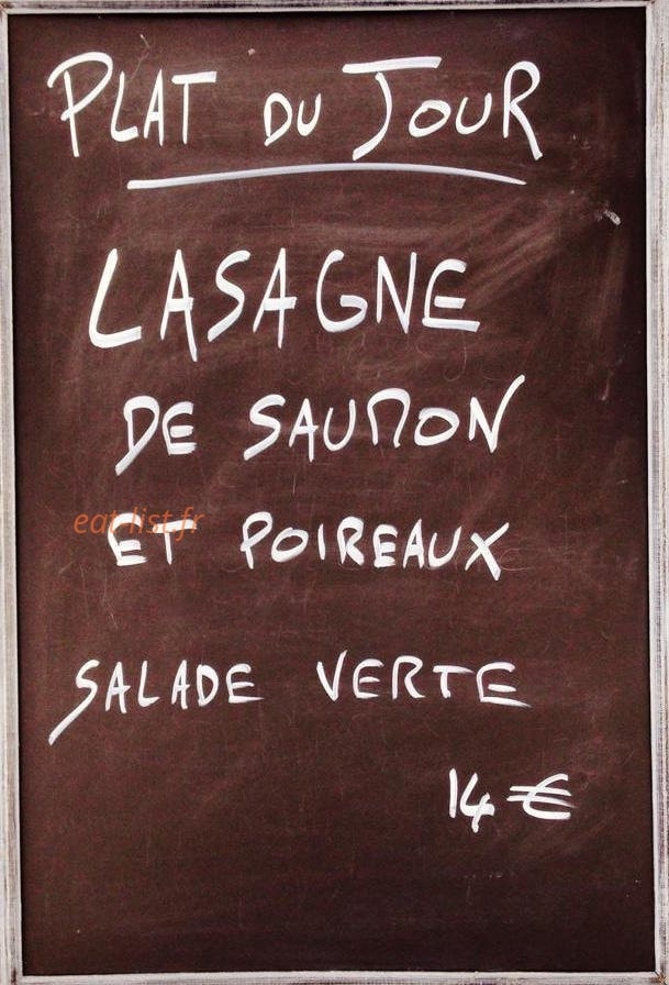 L'Epicerie — carte page 1