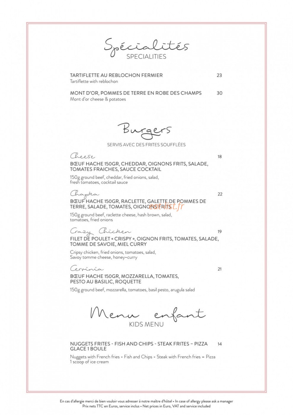 Le Chapka — carte page 3