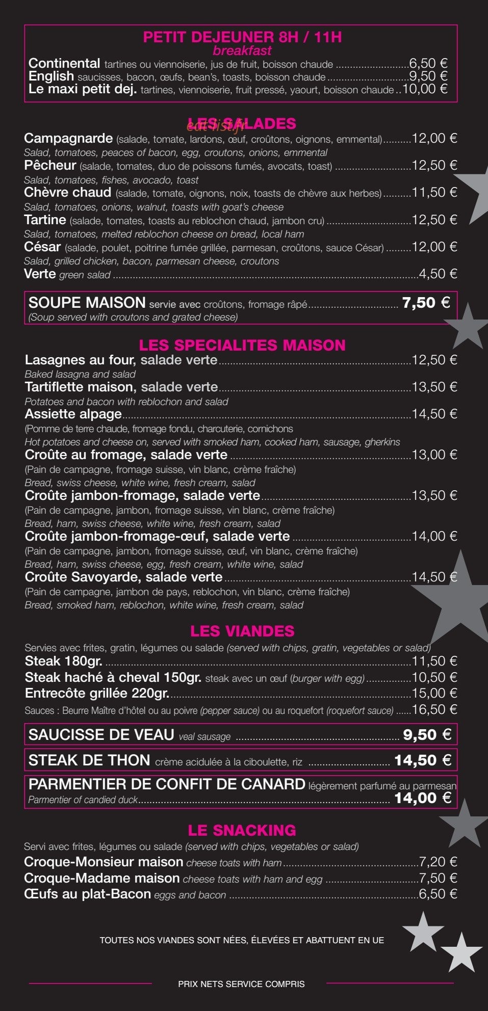 Le Fantastic — carte page 2