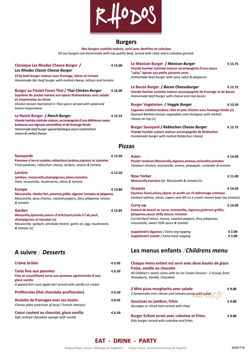 Les Rhodos — carte page 3