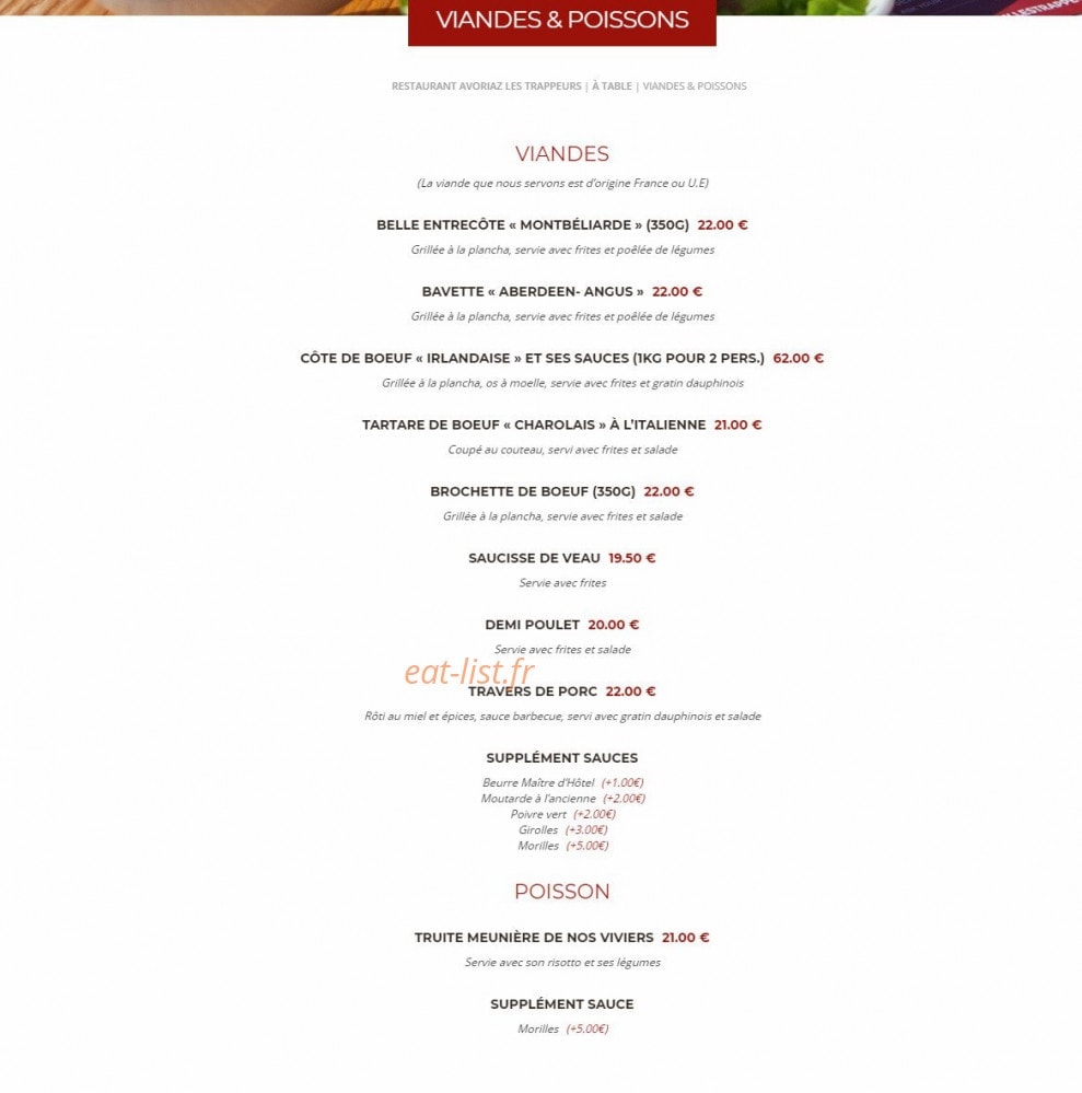 Les Trappeurs — carte page 4