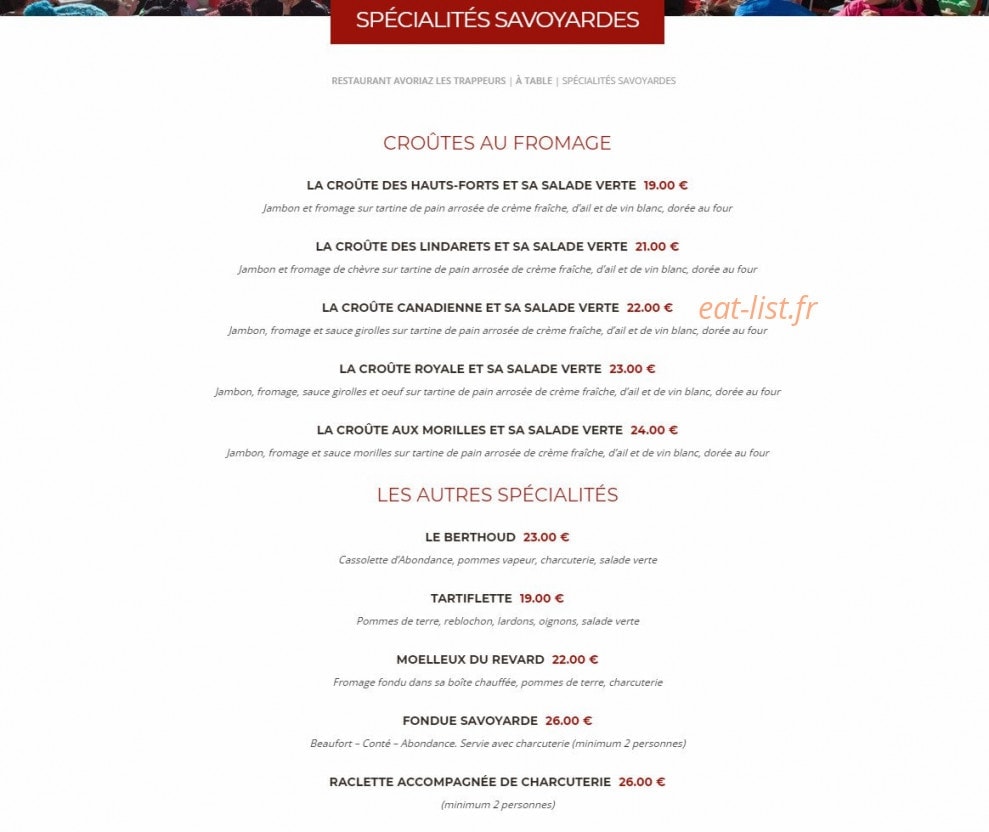 Les Trappeurs — carte page 5