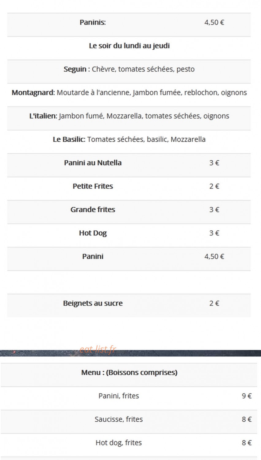 Le cabanon — carte page 3