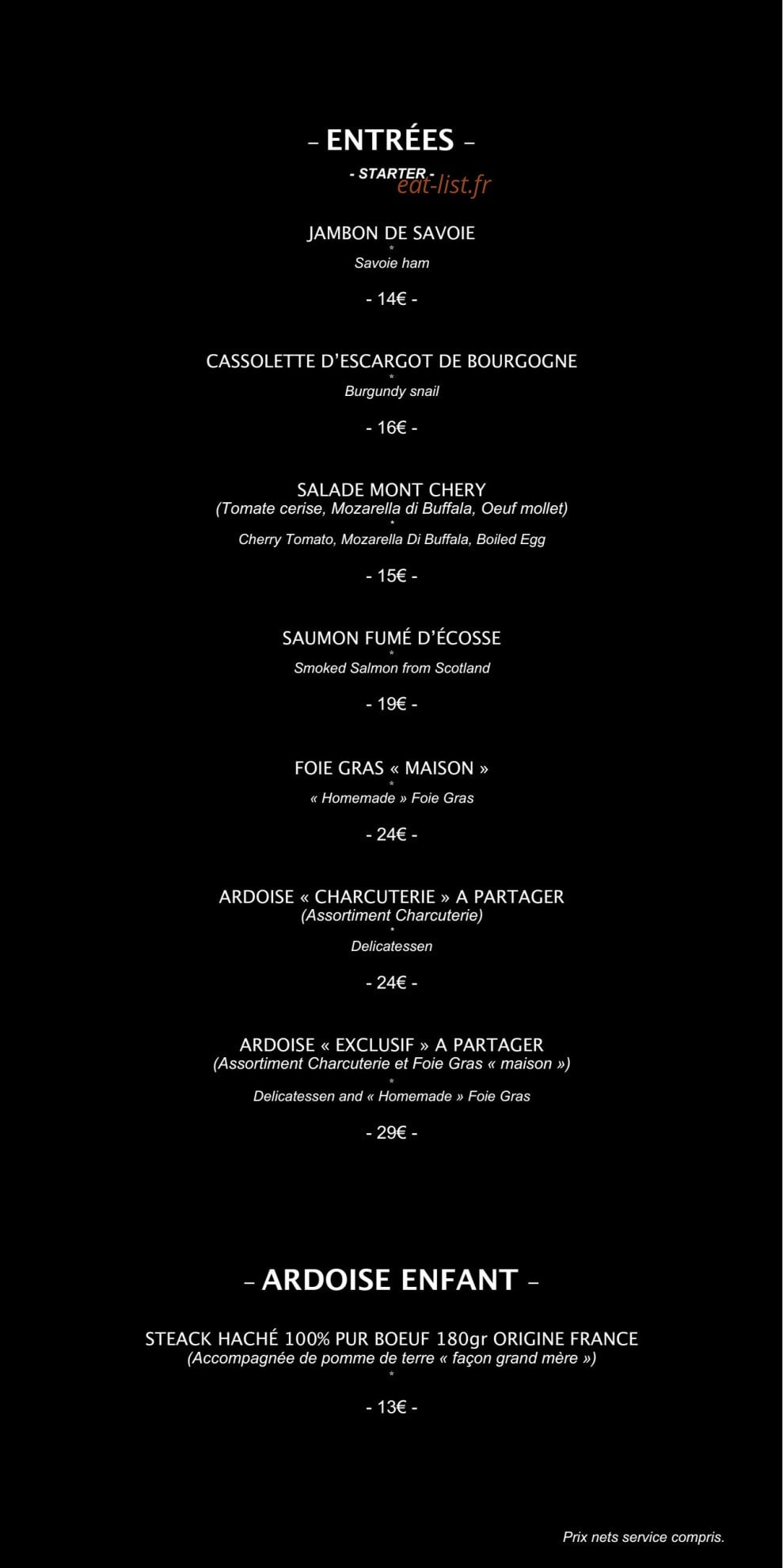 exclusif — carte page 1