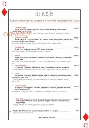 Happy Hours Bar — carte page 3