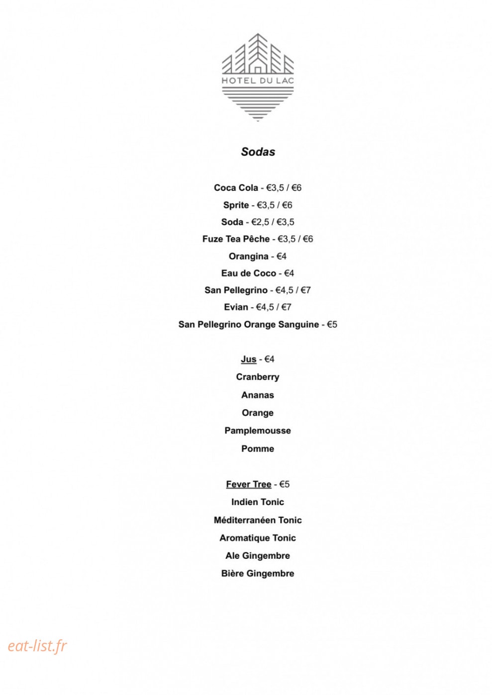 Hotel du lac — carte page 7