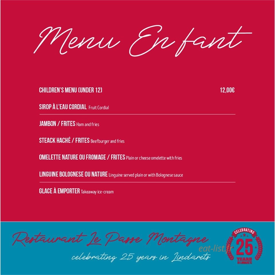 Le Passe Montagne — carte page 6