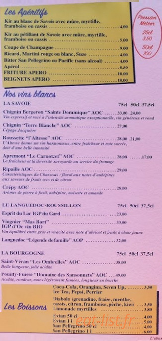 Le Verdoyant — carte page 2