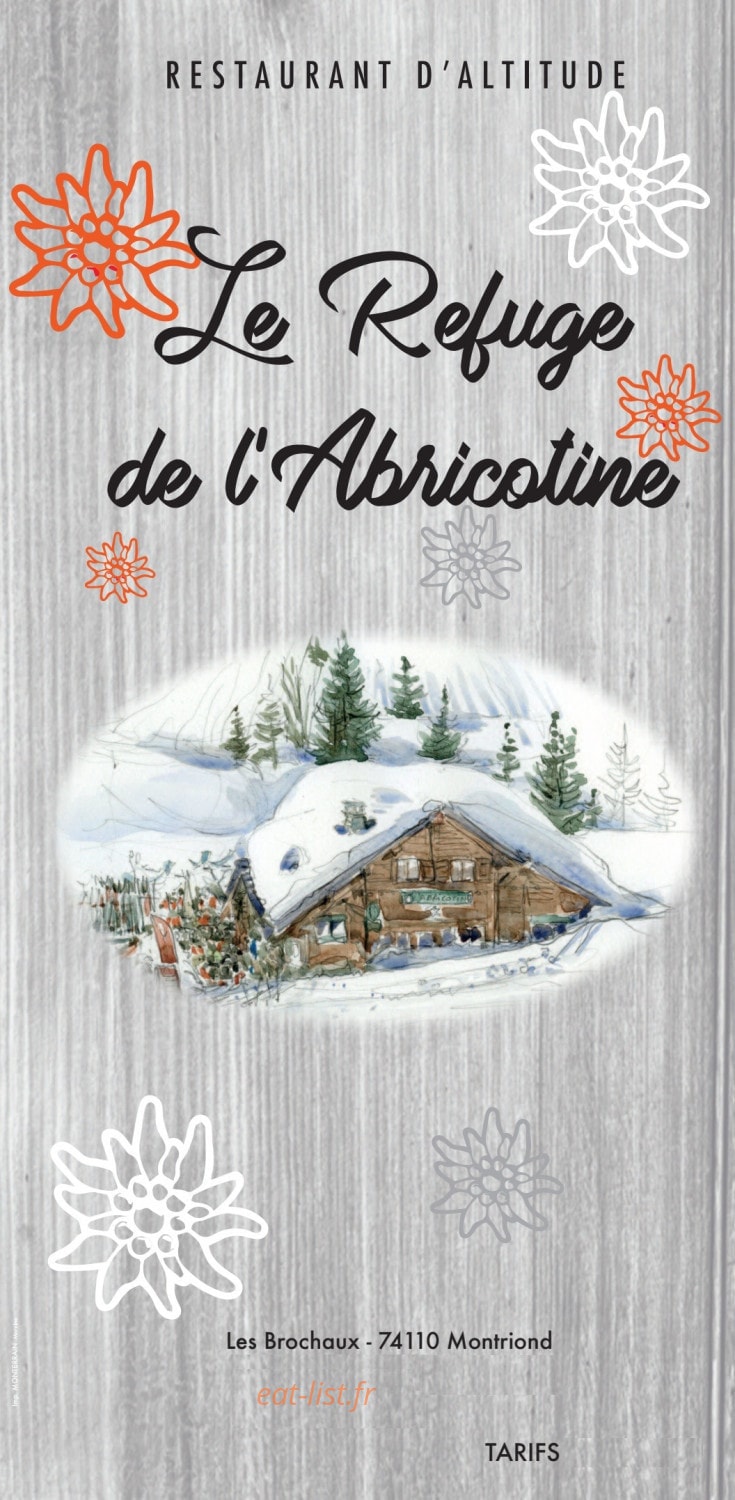 Refuge de l'Abricotine — carte page 1