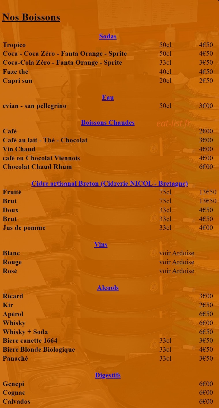 Armor Galettes — carte page 2