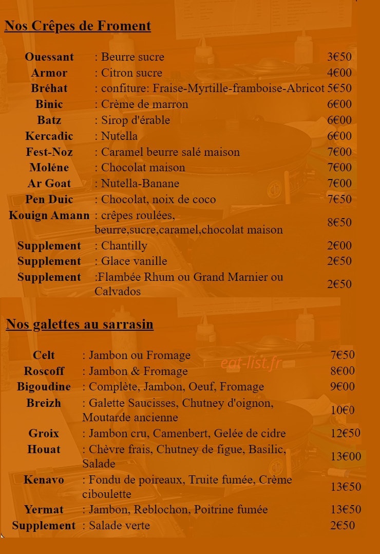 Armor Galettes — carte page 1