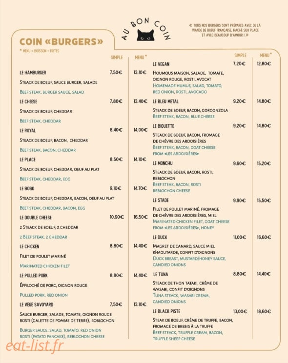 Au Bon Coin — carte page 3