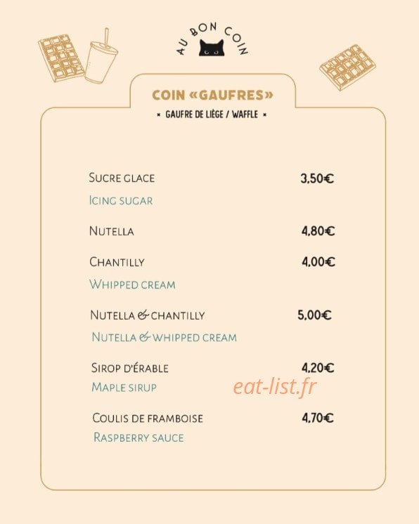 Au Bon Coin — carte page 4