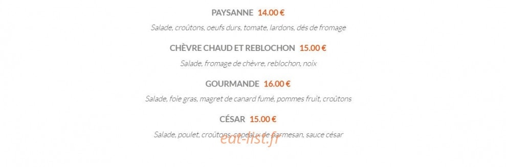 Chez Flo — carte page 2